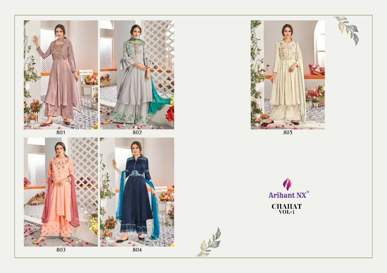 Chahat Vol-1 Arihant Nx Palazzo Dupatta Kurti Chahat Vol-1 Arihant Nx Palazzo Dupatta Kurti
